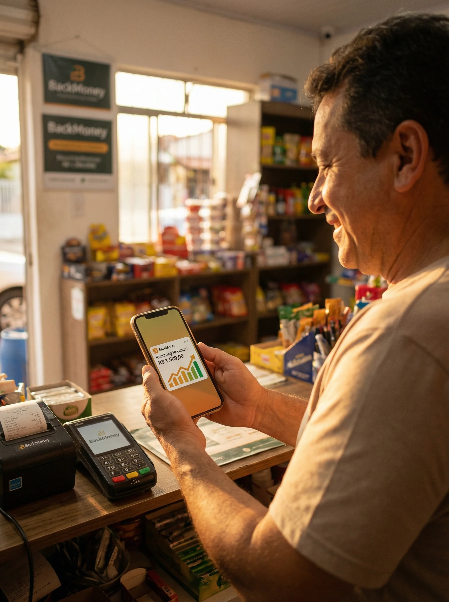 Relatório de conformidade BackMoney com gráficos de auditoria